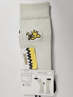 Bioworld unisex crew theme socks new one size mens womens kids peanuts woodstock